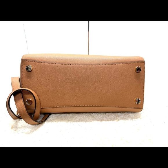 🍀🌷NWT! Michael Kors CIARA Satchel Handbag Large Brown Acorn Msrp:$428.00 - Picture 4 of 6
